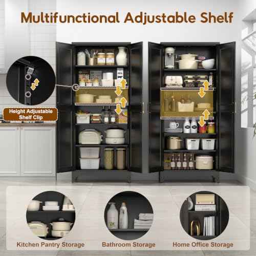 75" Kitchen Pantry Cabinet