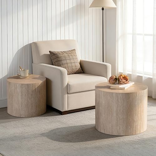 Nesting Round Coffee Table Set of 2 (2 Count)
