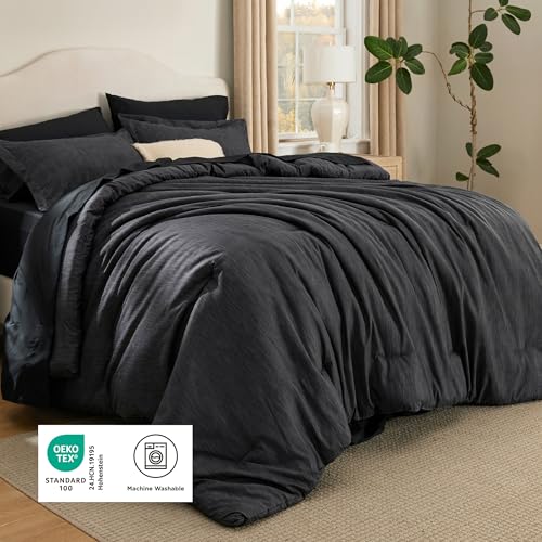 Queen Comforter Set Black