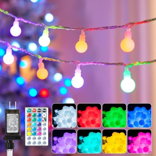 Color Changing Globe String Lights (33 Foot)