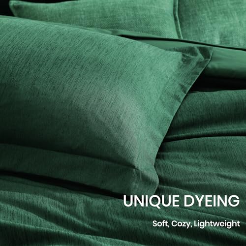Full Size Comforter Set 7 Pieces Emerald Green Bed in a Bag