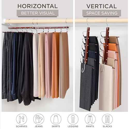 Pants Hangers Space Saving (4 Count)
