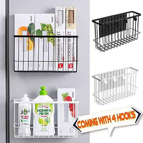 Magnetic Shelf Fridge Basket Bin for Whiteboard Washer Dryer Locker Cabinet
