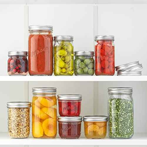 32 Oz Mason Jars With Lids (6 Count)