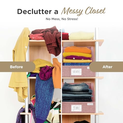 Open Front Trapezoid Closet Bins (3 Count)