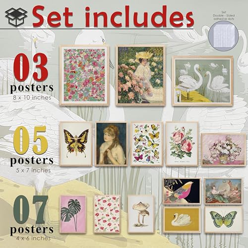 15 Pcs Maximalist Gallery Wall