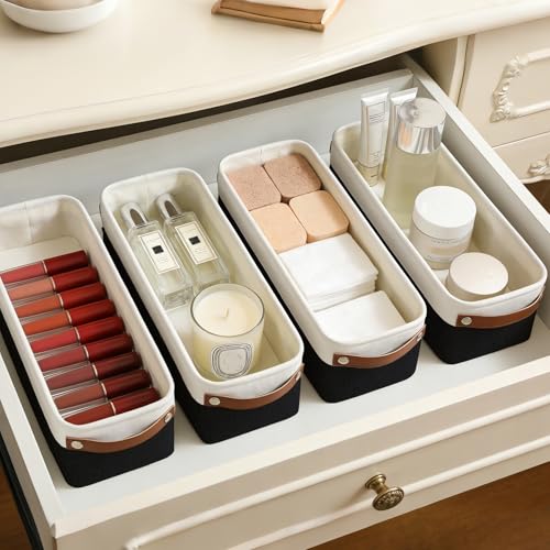 Small Fabric Storage Baskets (4 Count)