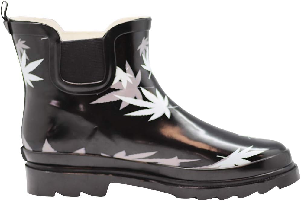 NORTY - Womens Ankle Rain Boots - Ladies Waterproof Winter Spring Garden Boot runs ½ size large