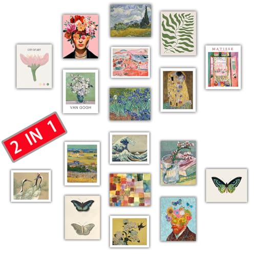 Vintage Eclectic Wall Art (18 Count)