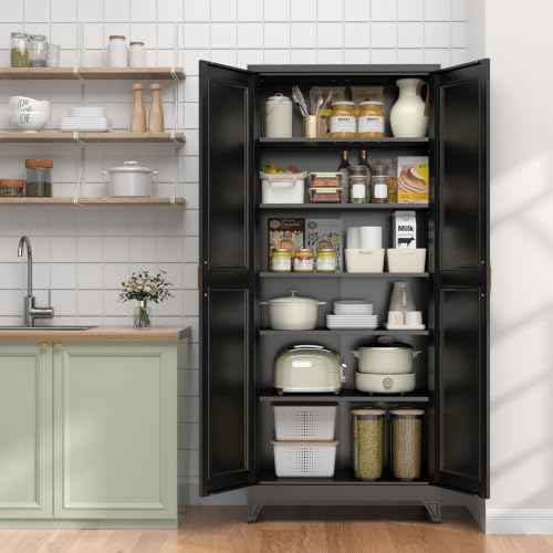 75" Kitchen Pantry Cabinet