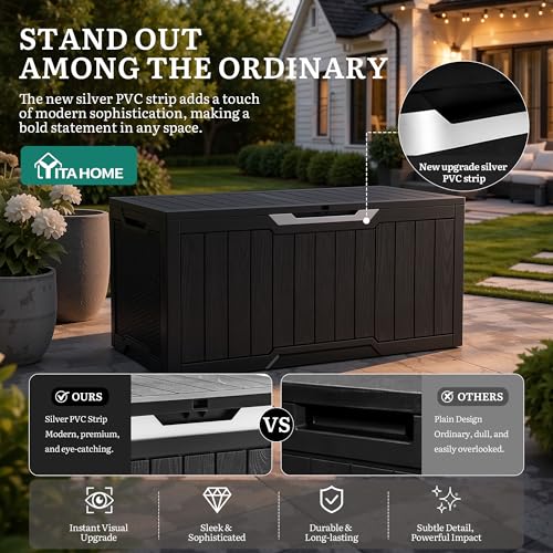 100 Gallon Large Outdoor Storage Box