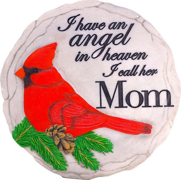 Mom Cardinal Stepping Stone