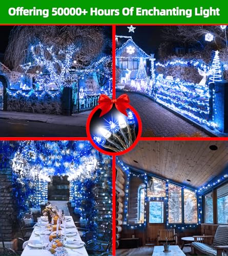 750 LED 240FT Christmas String Lights Outdoor (240 Foot)