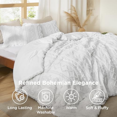 Tufted Boho Comforter Set Full Size