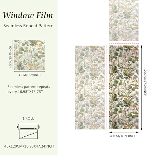 Rainbow Window Privacy Film with Tools