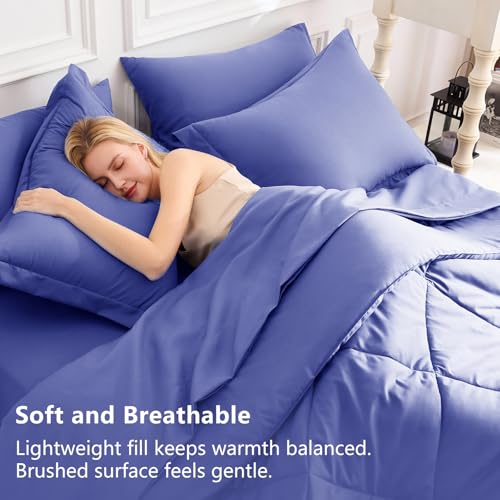 Queen Comforter Set with Sheets Very Peri