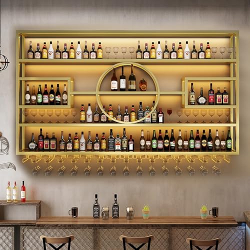94.5in Large Wall Mounted Wine Rack