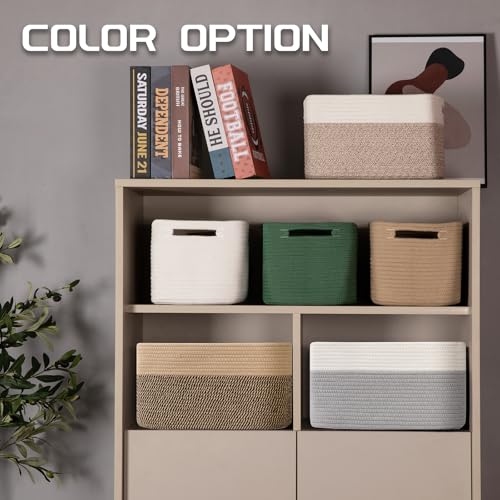4 Pack Storage Baskets for Organizing (4 Count)
