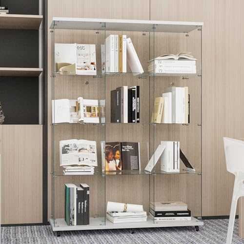 White Glass Display Cabinet
