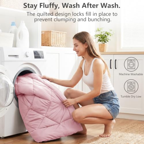 Queen Comforter Set with Sheets Pink