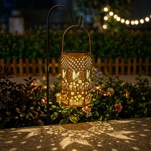 Hummingbird Solar Lantern 2Pack Gifts for Women Mom Grandma