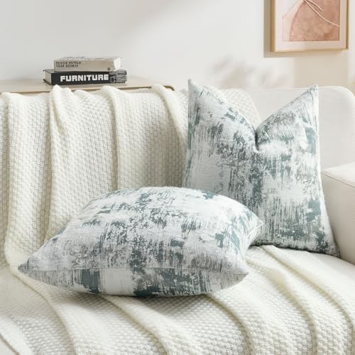 Pack of 2 Faux Cashmere Throw Pillow Covers 16x16 Inch (2 Count)