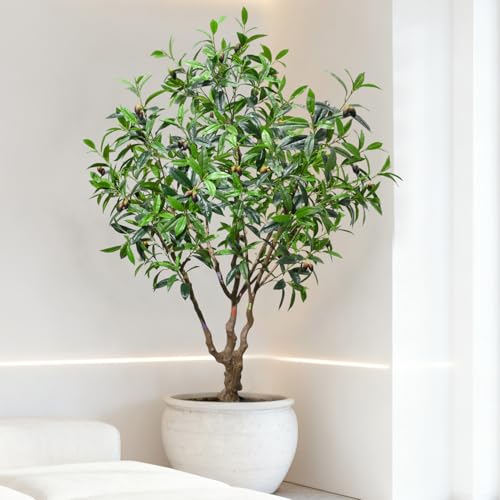 7.5ft Large Realistic Artificial Olive Tree with Olives
