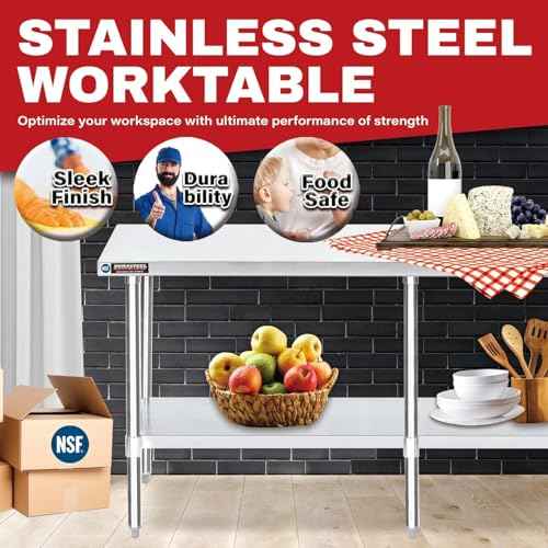 24x84 Stainless Steel Work Table