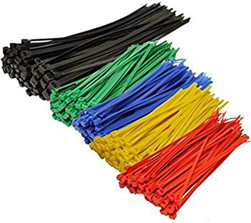 4 Inch Green Zip Ties (1000 Pieces), 18lb Strength, Nylon Cable Wire Ties