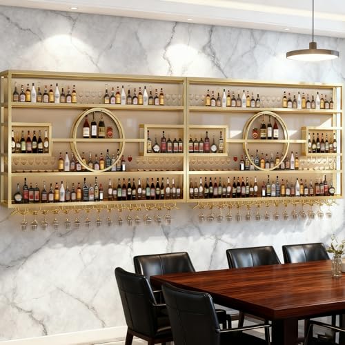 126in Large Wall Mounted Wine Rack