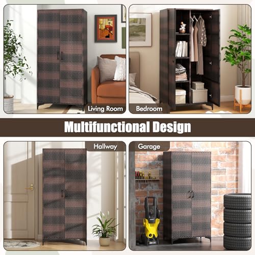 Wicker Storage Cabinet