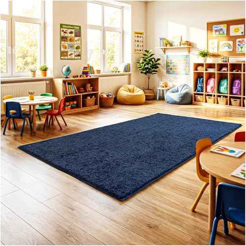 Soft & Colorful 8' x 8' Kids Classroom Area Rug