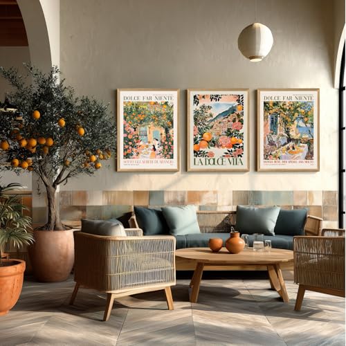 Italy Travel Wall Art set of 3 (3 Count)