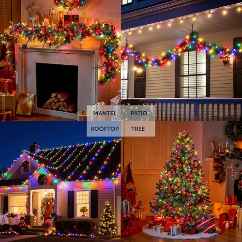 Multicolor Christmas String Lights (150 Count)