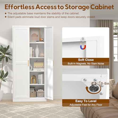 71" Kitchen Pantry Cabinet