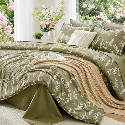 Olive Green Full Comforter Set