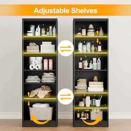 Metal Locker Tall Narrow Storage Cabinet