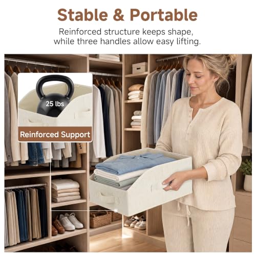 Closet Storage Bins (3 Count)