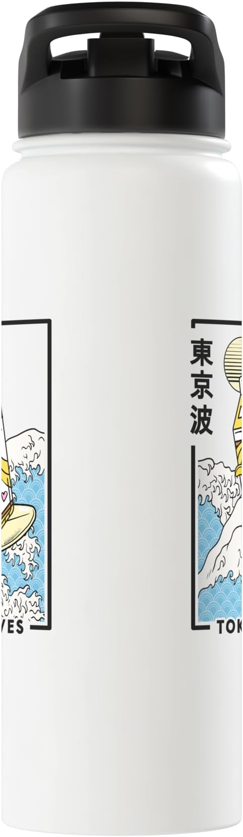 Banana Milk Carton Japanese Wave Anime Kids Kawaii Aesthetic Stainless Steel Insulated Water Bottle