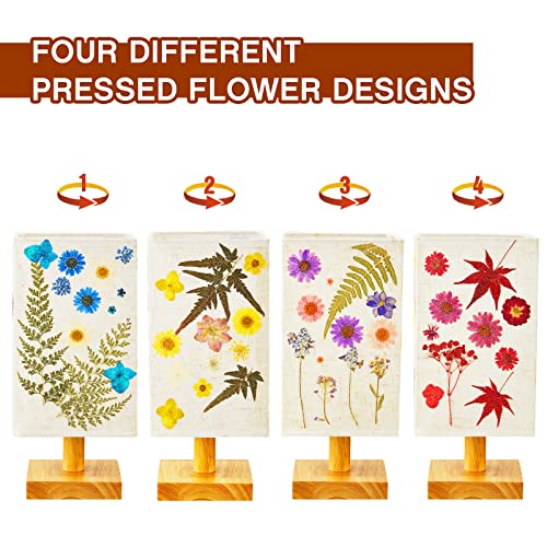 Pressed Flower Vintage Table Lamp