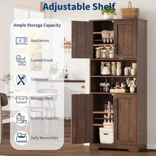 72'' Tall Kitchen Pantry Cabinet