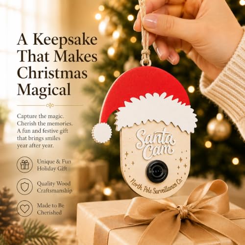 Santa Cam Ornament for Kids