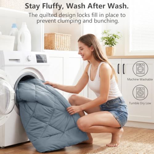 Full Size Comforter Sets Dusty Blue