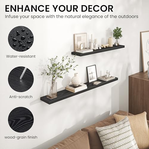55 Inch Floating Shelves for Wall (2 Count)