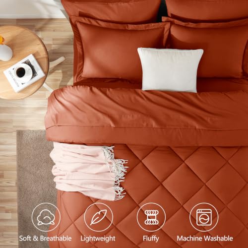 Full Size Comforter Sets Burnt Orange