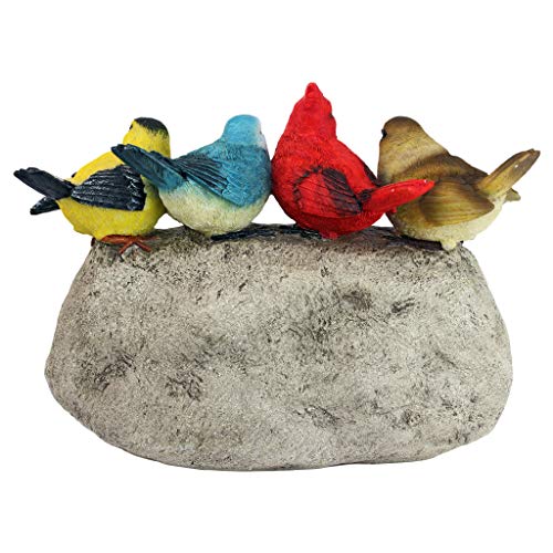 Birdy Welcome Garden Stone Statue