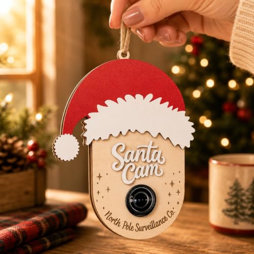 Santa Cam Ornament for Kids