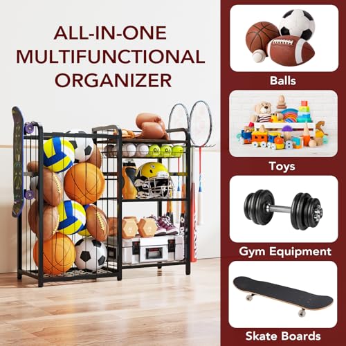 Garage Sports Equipment Organizer