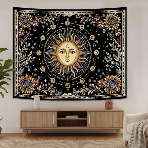 Celestial Sun Tapestry