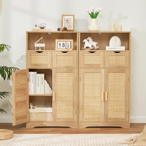 Bathroom Storage Cabinet with 2 Drawers